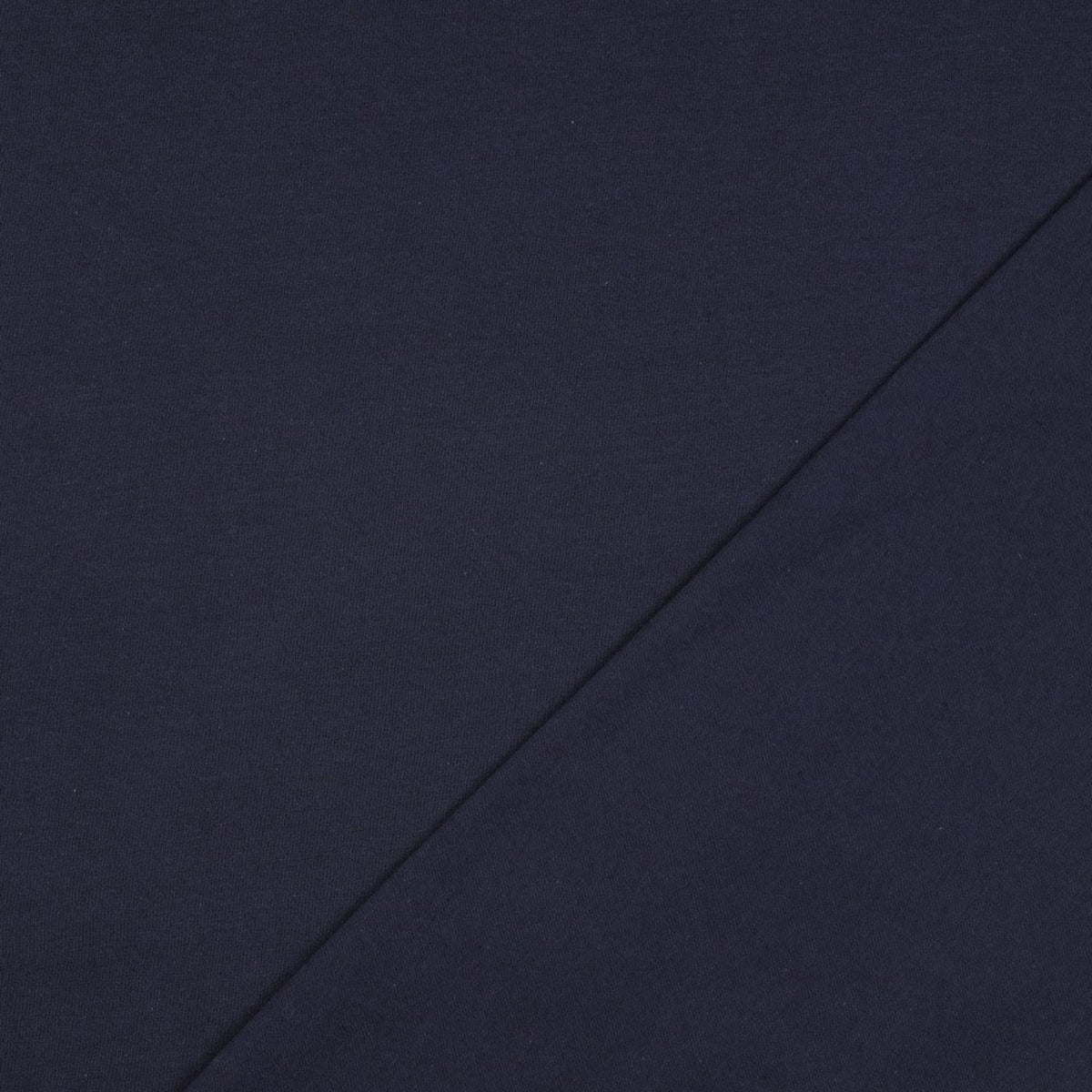 Jersey en coton biologique - Bleu marine, certifié OEKO-TEX® (au mètre)
