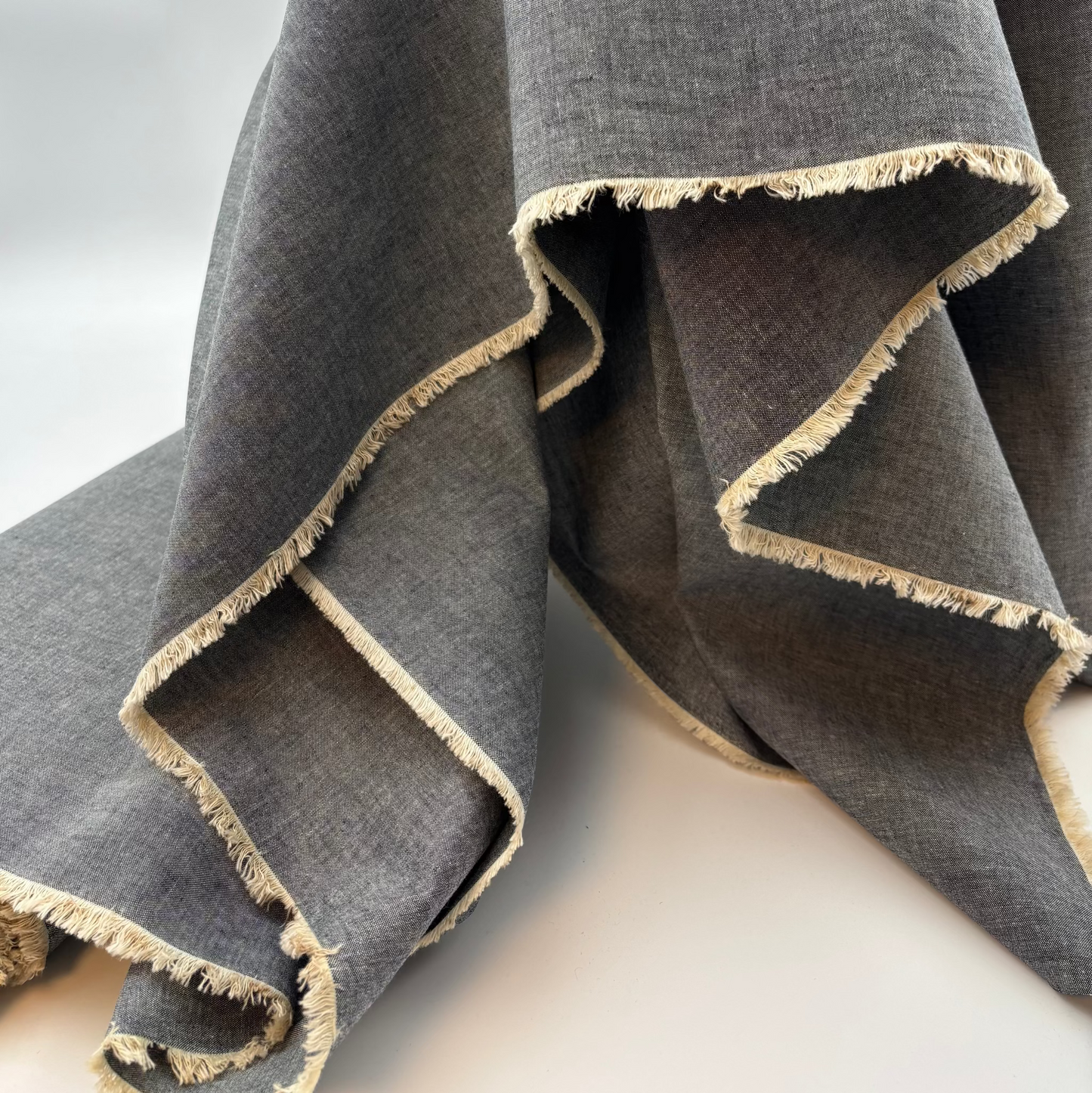 mind the MAKER Calvin Chambray Bio-Baumwollstoff – Oeko-Tex Zertifiziert (Meterware)