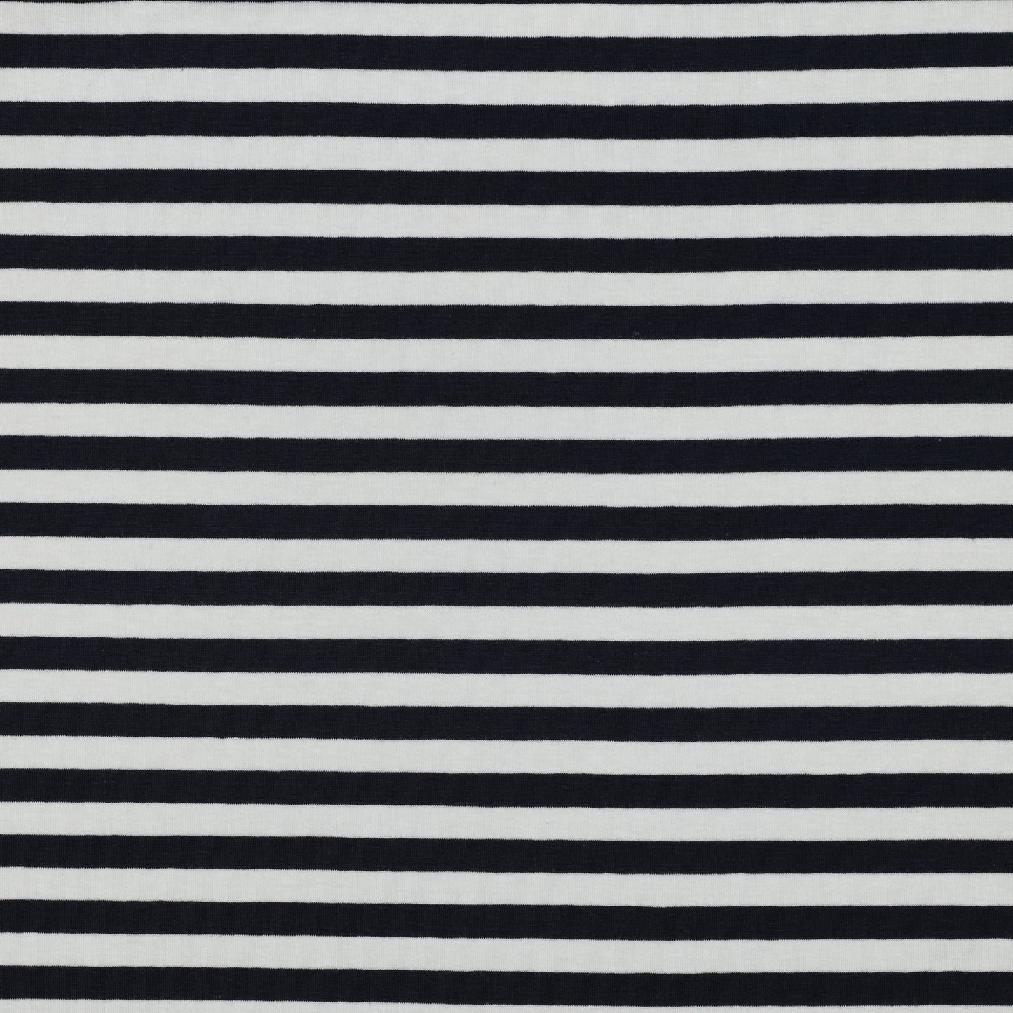 Jersey de coton teint fil rayé - Bleu marine, Certifié Oeko-Tex (au mètre)