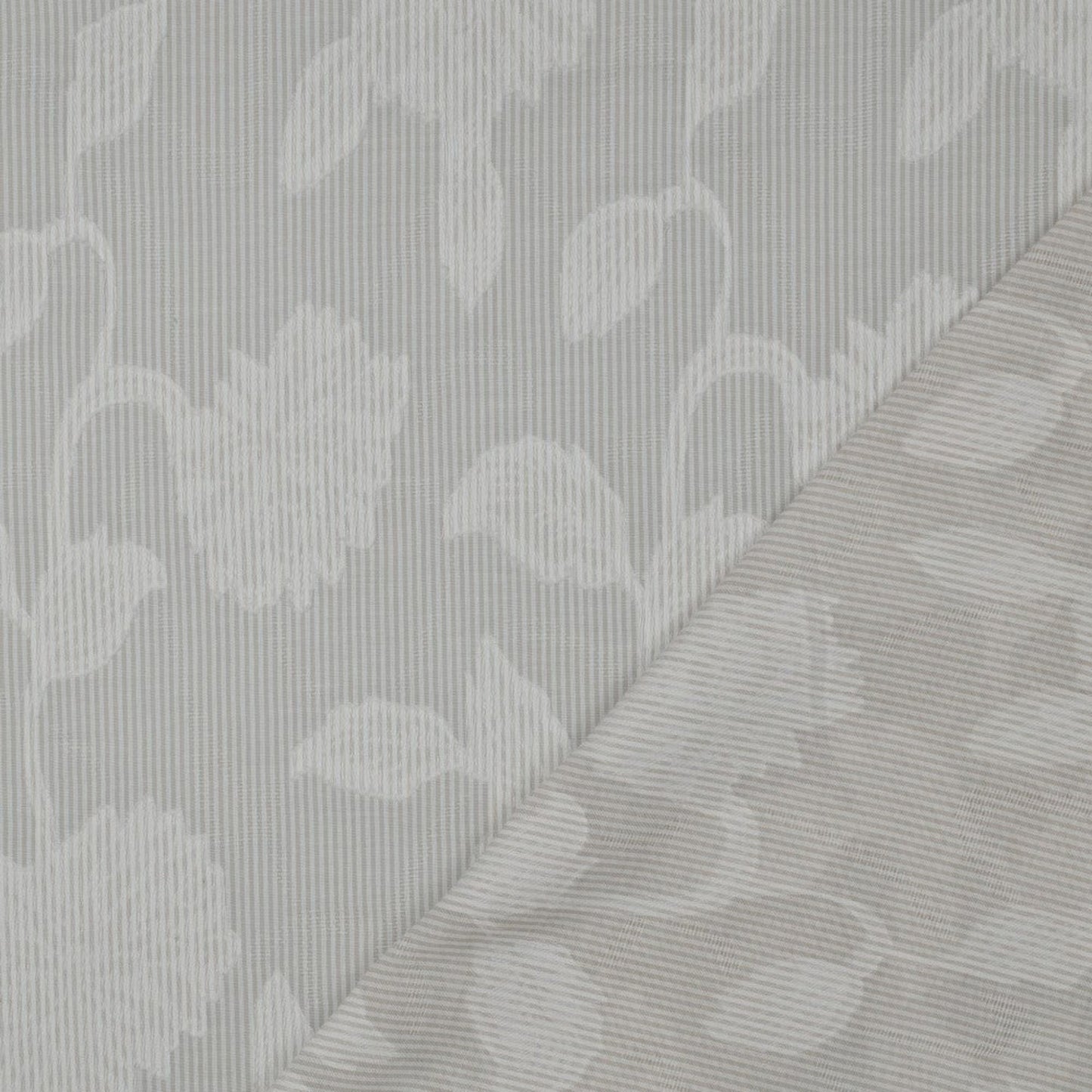 Baumwollstoff Garngefärbt Streifen Jacquard Blumen - Sand, Oeko-Tex Zertifiziert (Meterware)