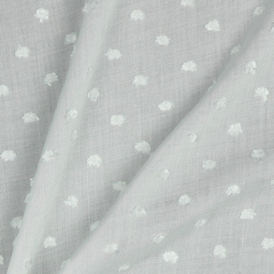Viskose-Dobby-Stoff - Wollweiß, Oeko-Tex Zertifiziert (Meterware)