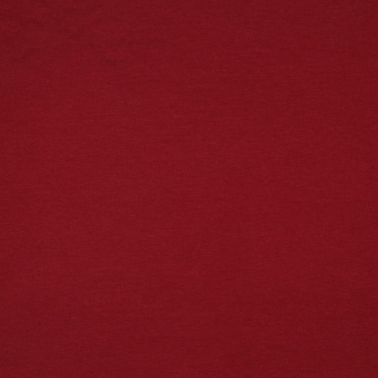 Bambus-Baumwolljersey - Dunkelrot (Meterware – Preis pro 0,5 m)
