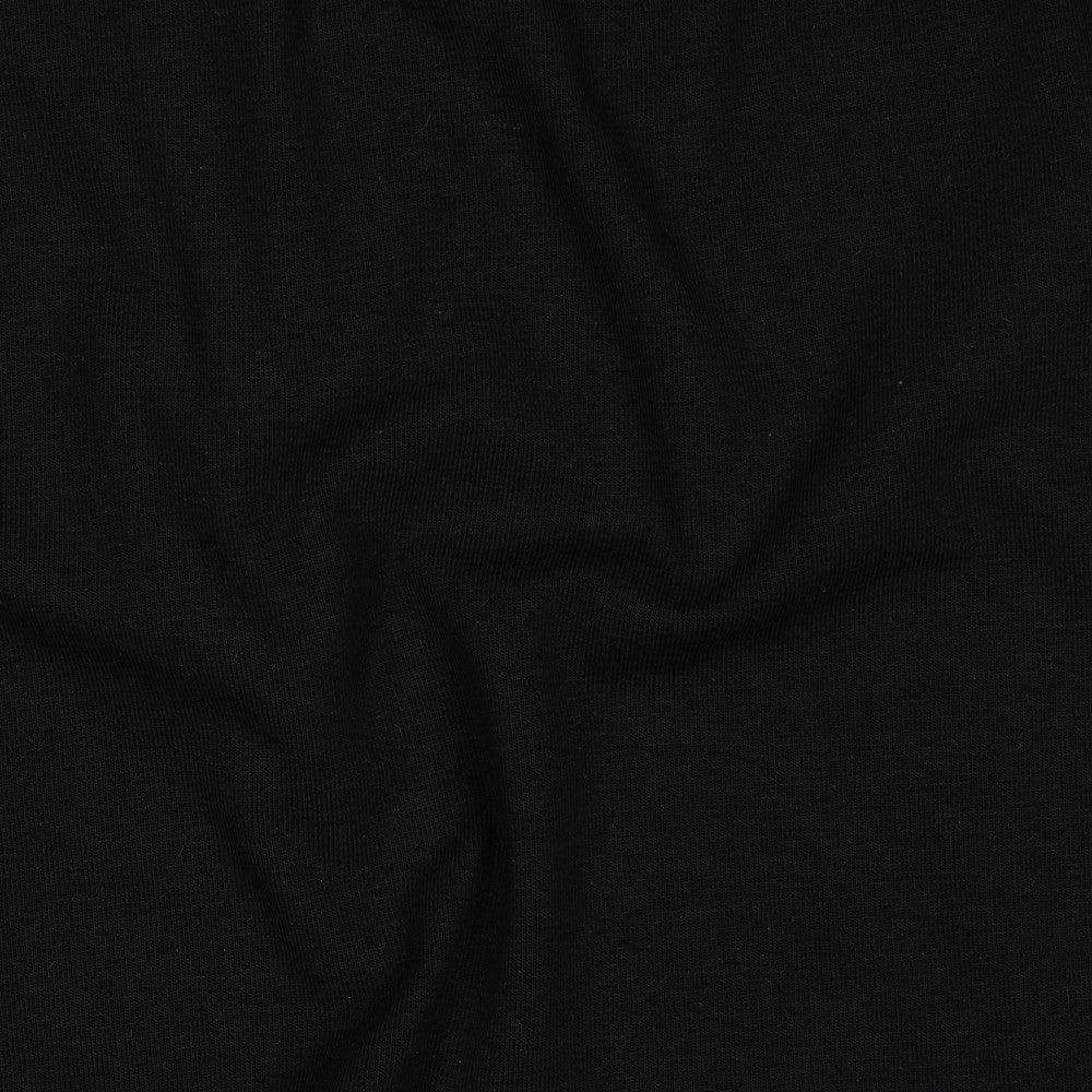 Jersey aus Bio-Baumwolle - Schwarz, OEKO-TEX® zertifiziert (Meterware)