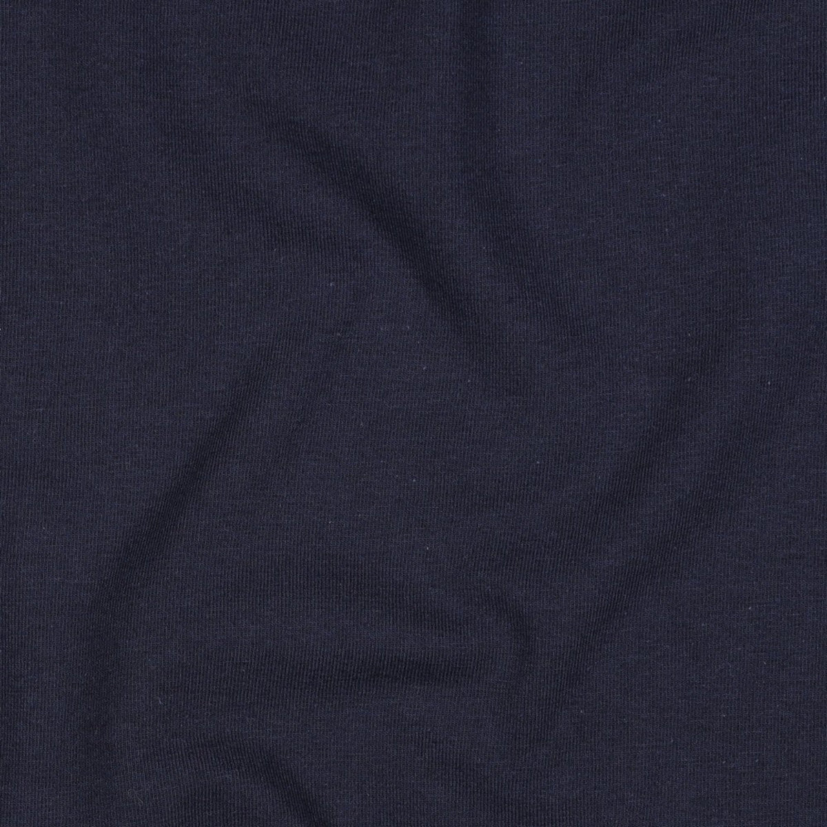 Jersey en coton biologique - Bleu marine, certifié OEKO-TEX® (au mètre)