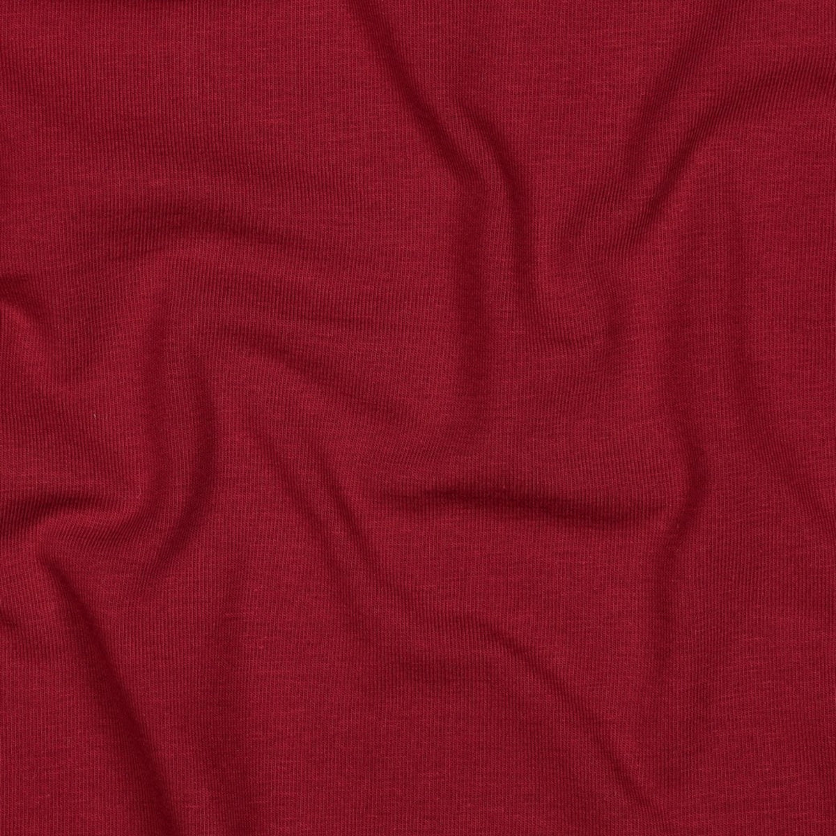Jersey aus Bio-Baumwolle - Dunkelrot, OEKO-TEX® zertifiziert (Meterware)