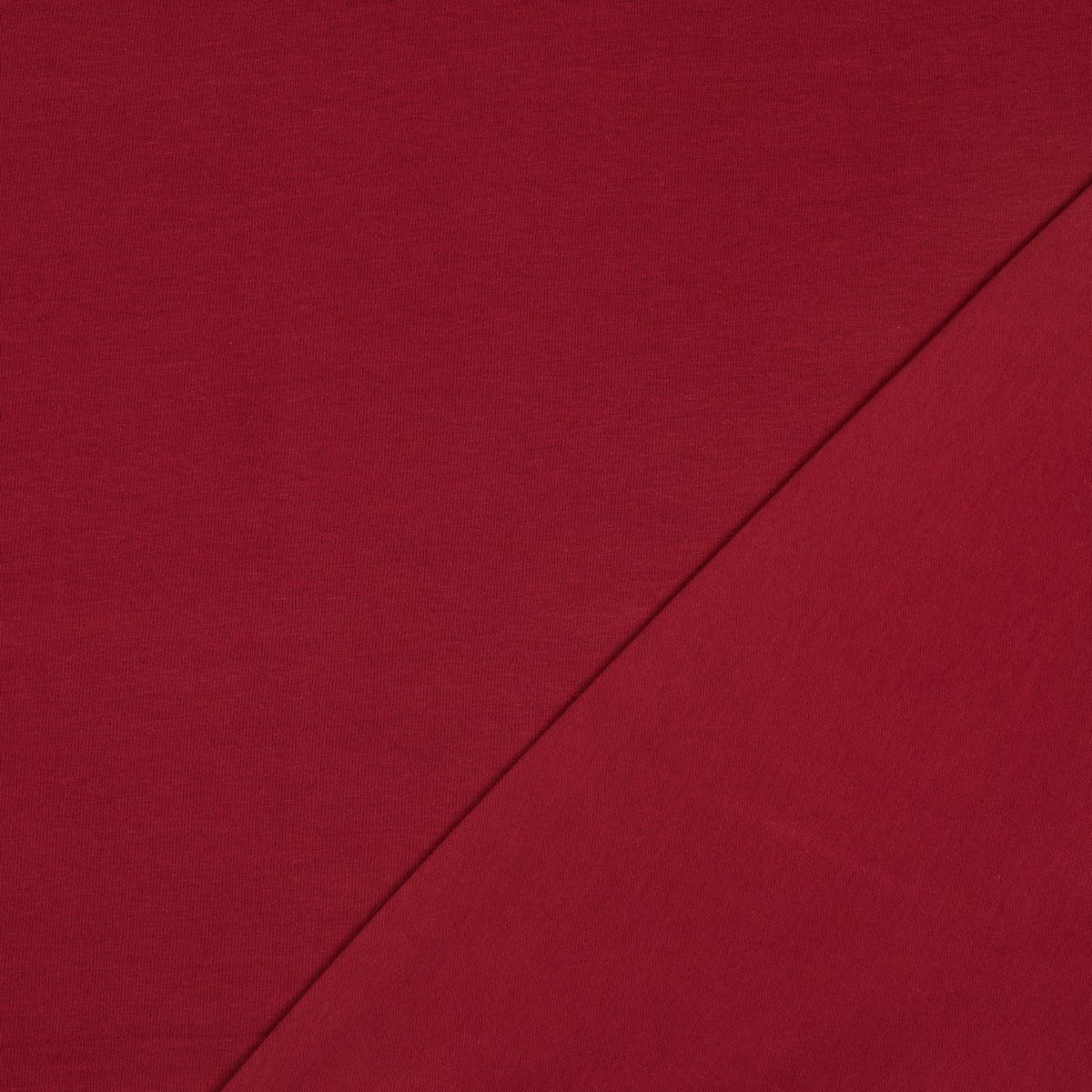 Jersey aus Bio-Baumwolle - Dunkelrot, OEKO-TEX® zertifiziert (Meterware)