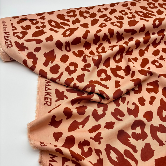 mind the MAKER Leo Viskose Twill Stoff – 100% LENZING™ ECOVERO™ Viskose, Rosa (Meterware)