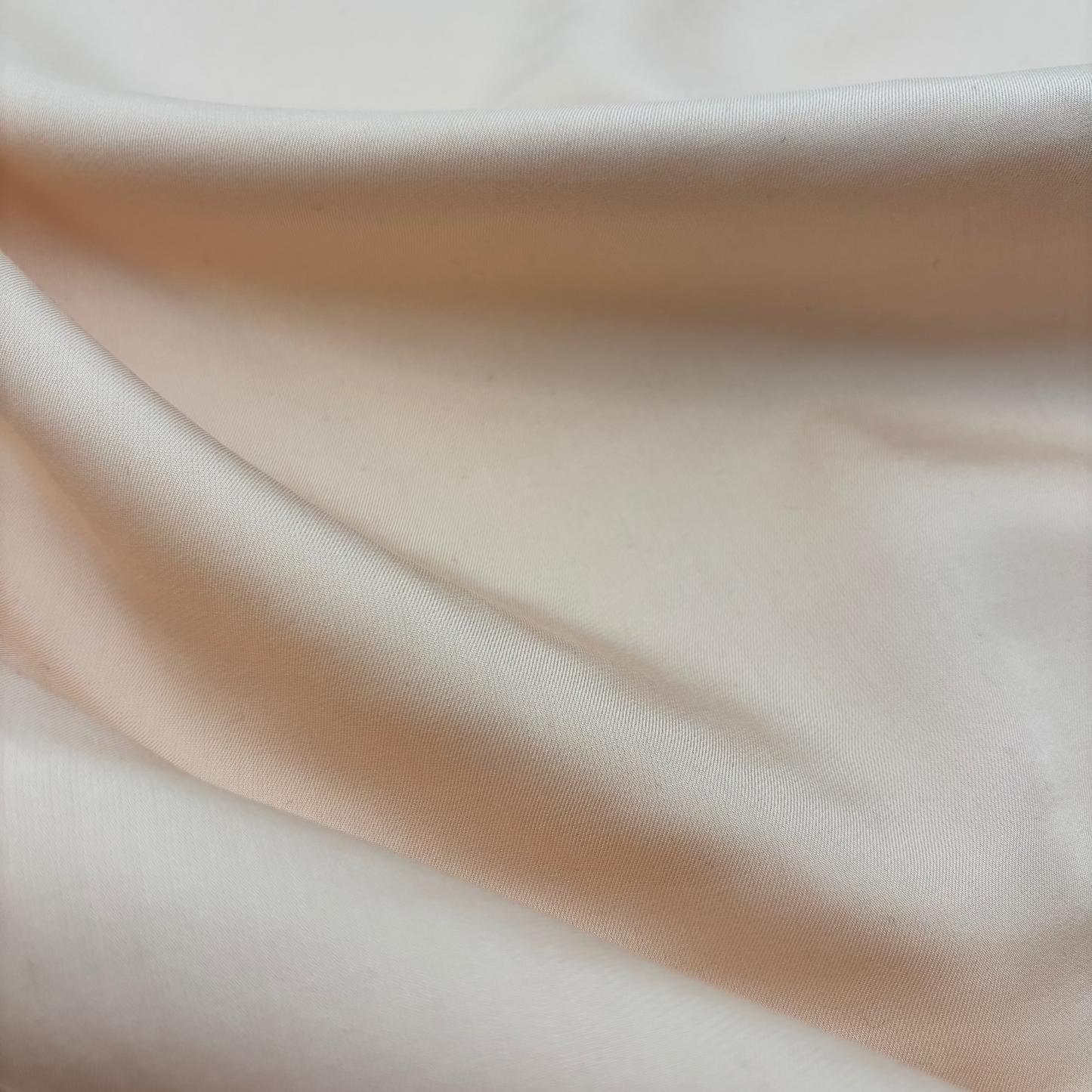 Deadstock-Modal-Twill - Champagner (Meterware aus Italien)