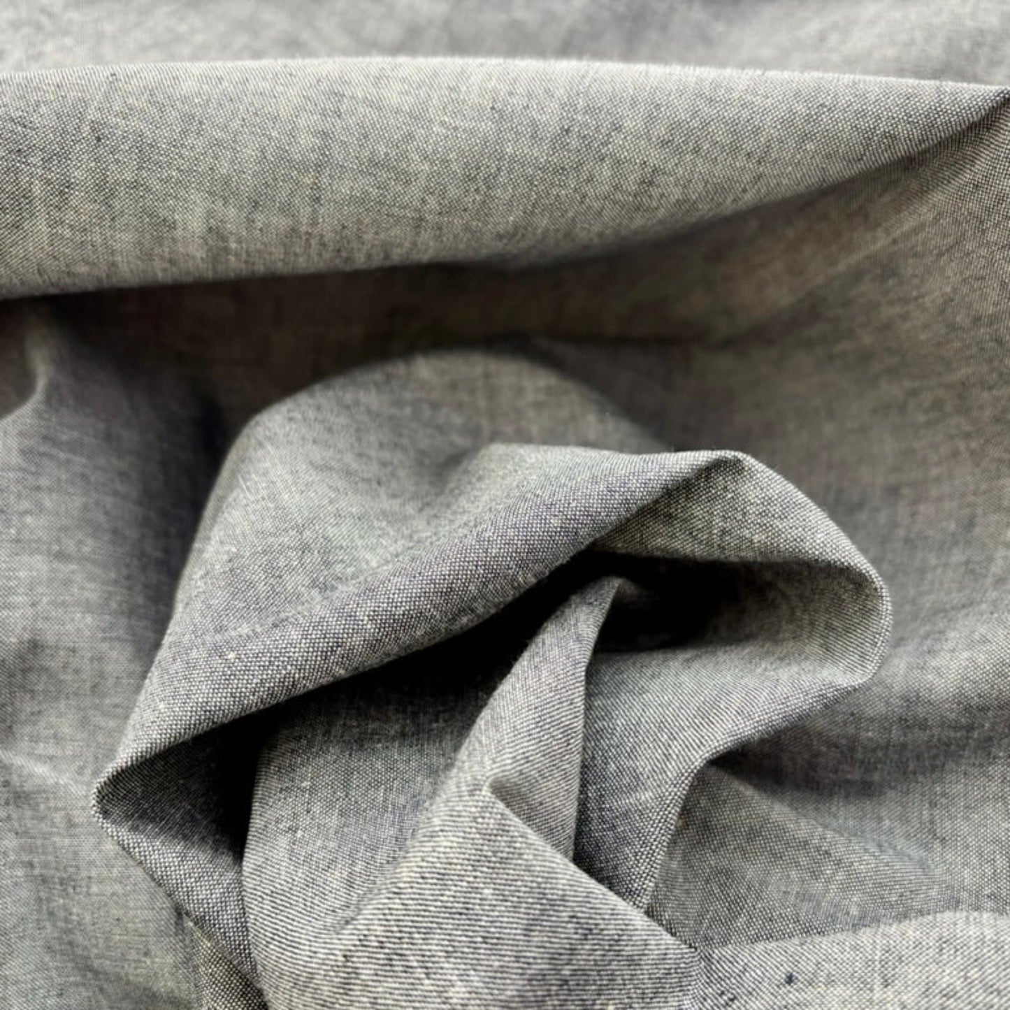mind the MAKER Calvin Chambray Bio-Baumwollstoff – Oeko-Tex Zertifiziert (Meterware)