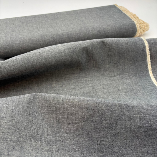 mind the MAKER Calvin Chambray Bio-Baumwollstoff – Oeko-Tex Zertifiziert (Meterware)