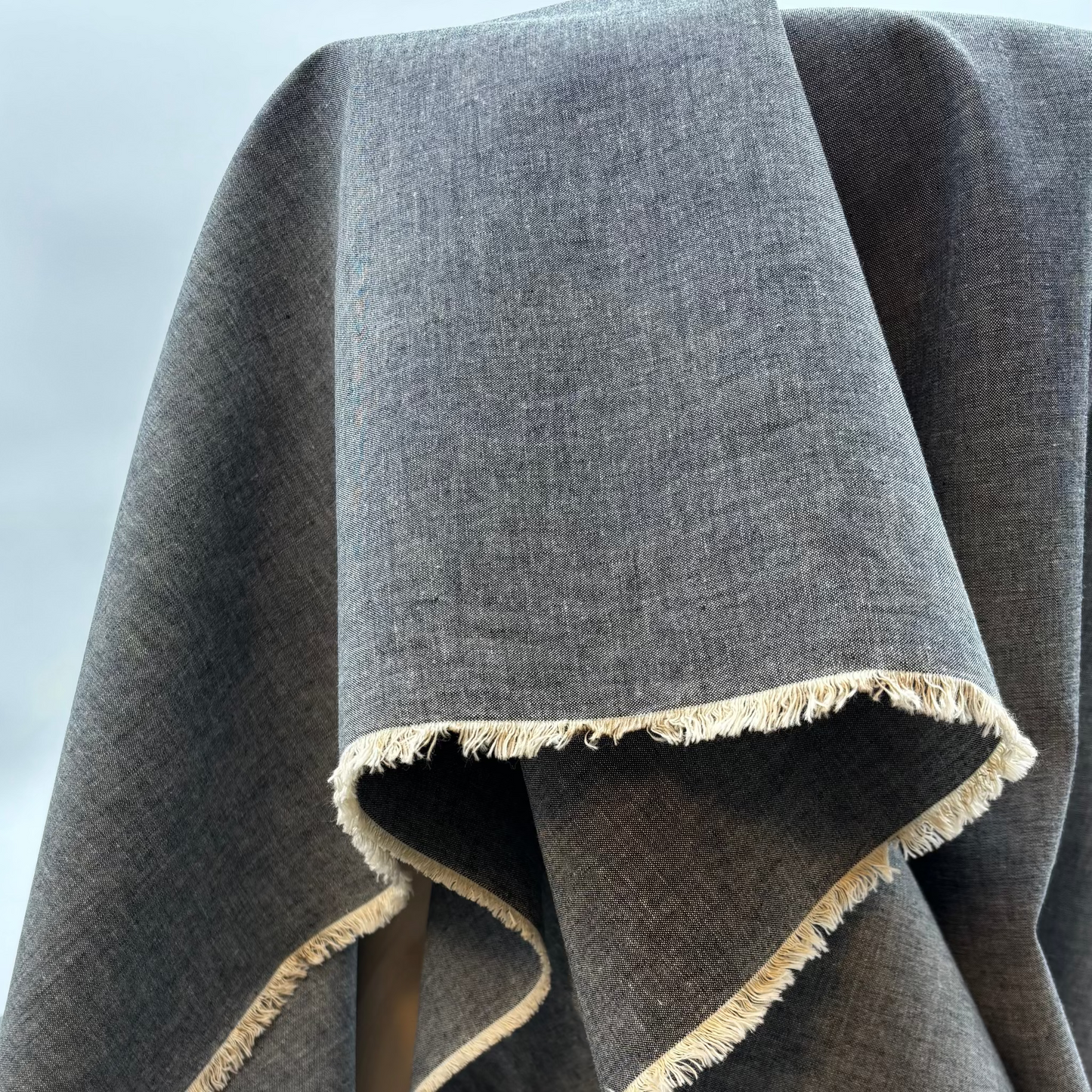 mind the MAKER Calvin Chambray Bio-Baumwollstoff – Oeko-Tex Zertifiziert (Meterware)
