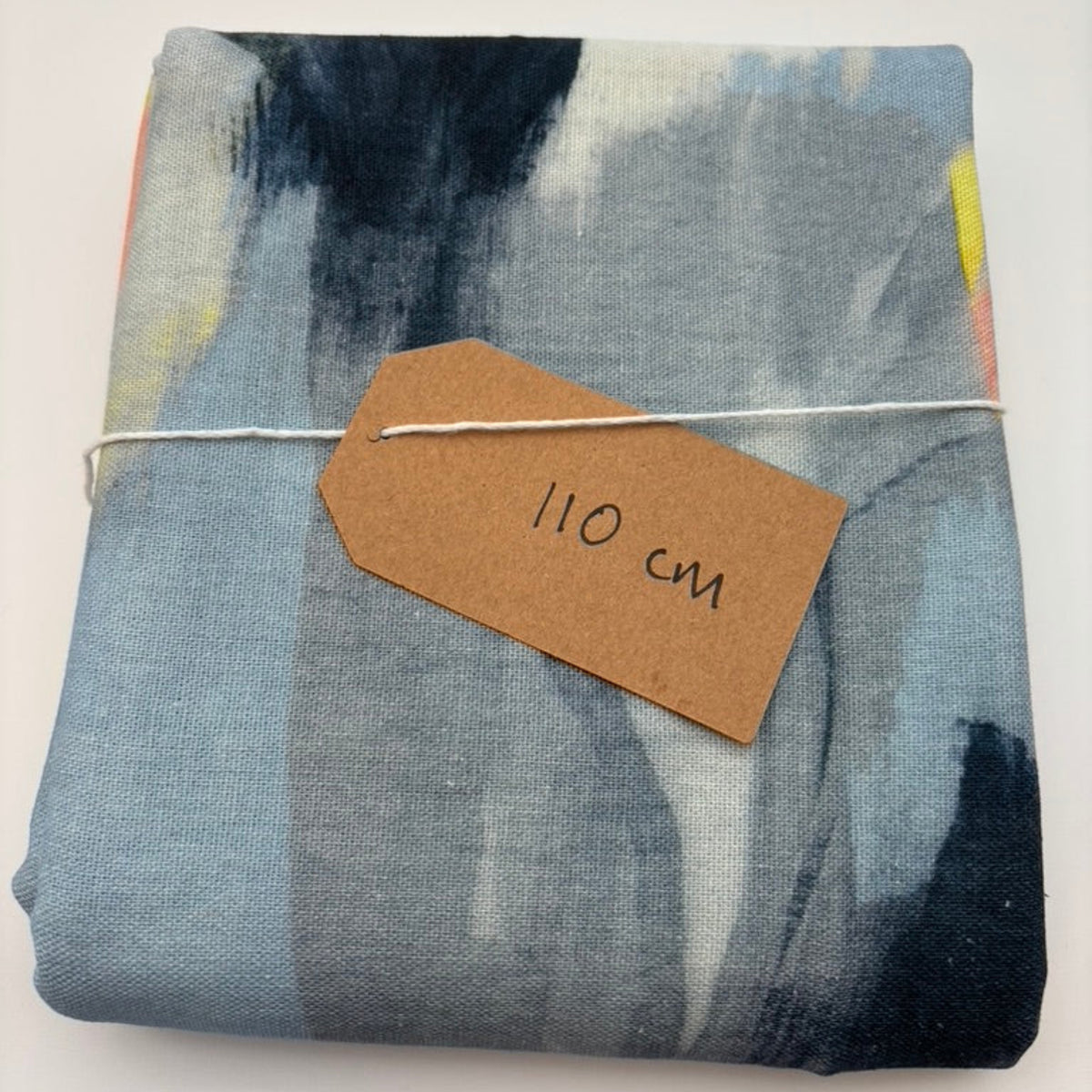 Tissu viscose-lin à motif aquarelle – Bleu clair, certifié Oeko-Tex (au mètre)