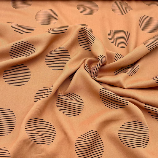 meet MILK Viskose Stoff – 100% LENZING™ ECOVERO™ Viskose, Oeko-Tex, Nougat (Meterware)